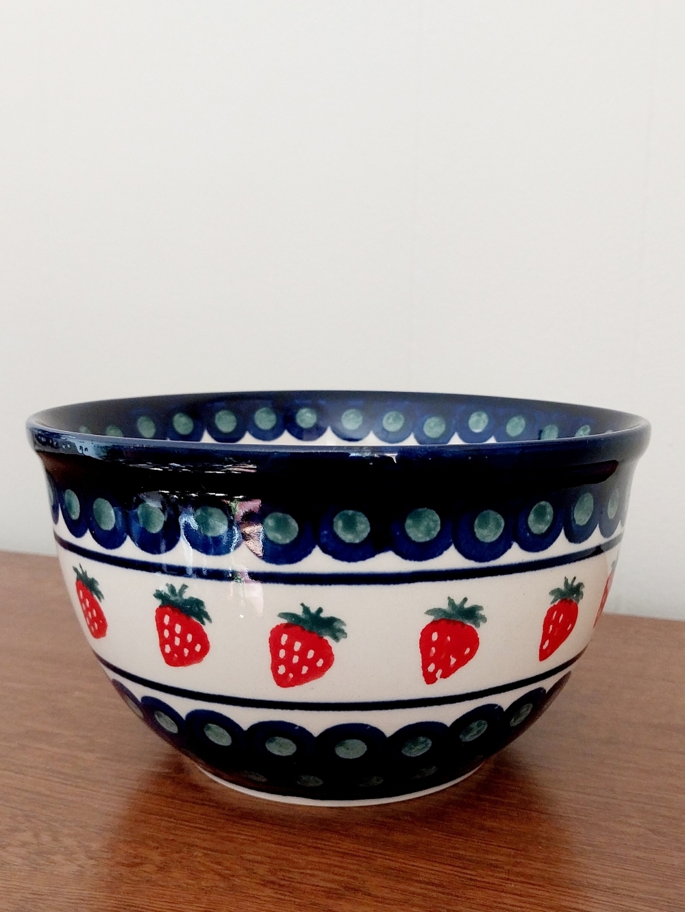 Polish Pottery Strawberry Bowl